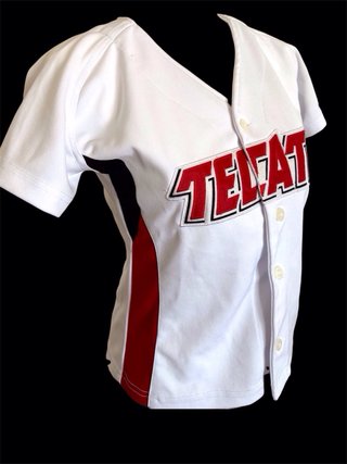 Maglietta da baseball vintage Tecate El Siglo da donna