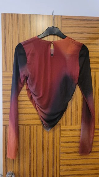 Camiseta Zara tul degradado