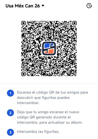 Intercambio cromos Mundial 2026