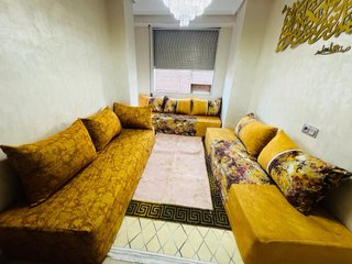 Salón Marroquí Amarillo Dorado