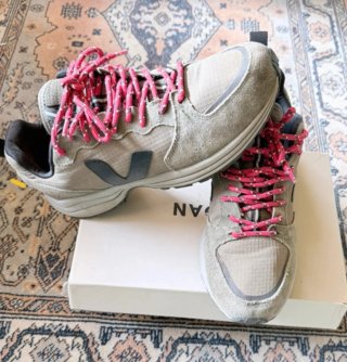 Zapatillas Veja Senderismo Beige/Negro