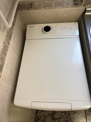 Lavadora Midea Carga Superior Blanca