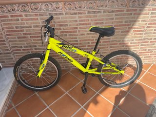 Bicicleta infantil JIWENTI 20 Amarilla