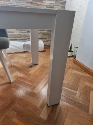 Mesa Comedor Extensible Blanca
