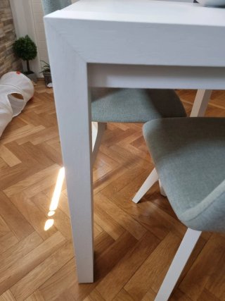 Mesa Comedor Extensible Blanca