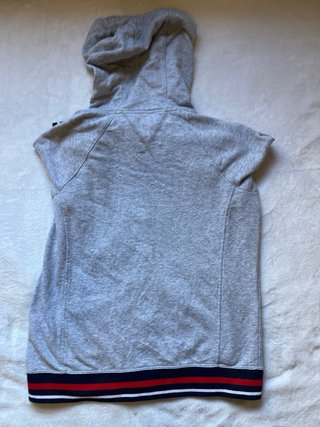 Sudadera Tommy Hilfiger Gris Cremallera