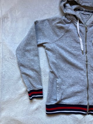 Sudadera Tommy Hilfiger Gris Cremallera