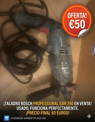 Taladro percutor Bosch GBH 240