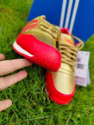 Zapatillas Adidas galaxy OG oro JR5695, piel nueva