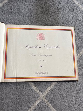 República Española Cortes Constituyentes 1931