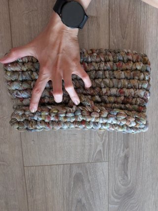 Bolso de trapillo multicolor