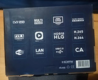 Receptor Satélite Viark SAT 4K Wifi