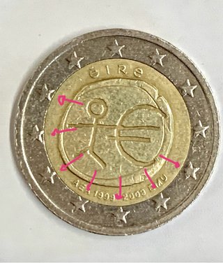 Moneda 2€ Éire 1999-2009