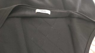 Top negro de Mango