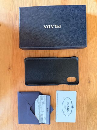Cover Prada Saffiano iPhone X/XS Originale