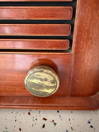 Radio antigua madera