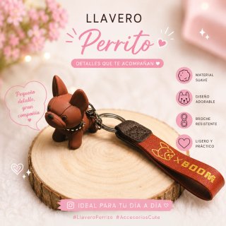 Llavero Perrito Diseño Adorable