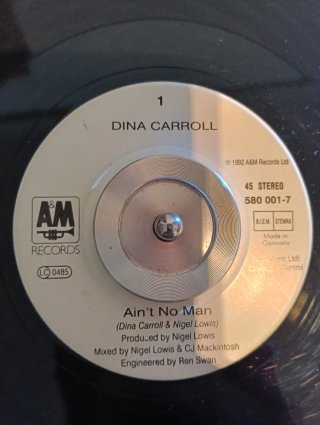 House 7" Dina Carroll - Ain't No Man