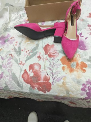 Zapatos de fiesta fucsia