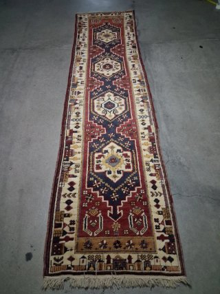 Alfombra de pasillo de lana