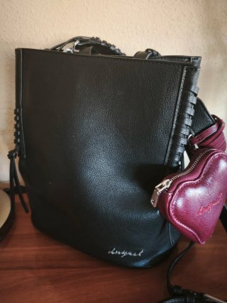 Bolso mochila Desigual negro