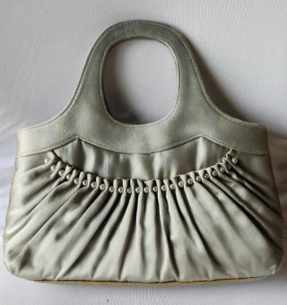 Conjunto Bolso de mano+ Sandalias Fiesta Plateadas