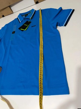 Camisa Polo Boss Azul Talla S