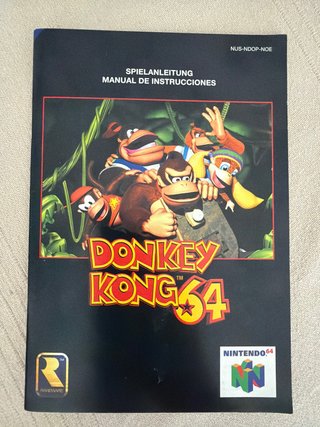 Manual Donkey Kong 64 Nintendo 64