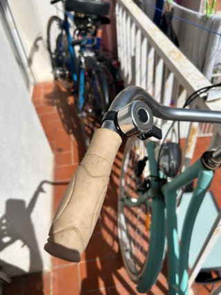 Bicicleta urbana mujer color menta