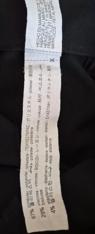 Pantalón Zara negro lazo