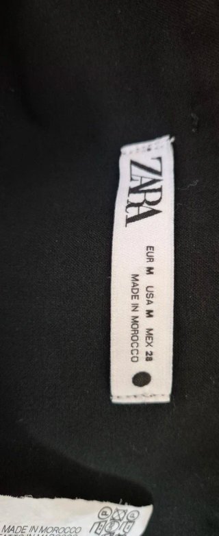 Pantalón Zara negro lazo