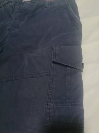 Pantalones cortos negros estilo cargo