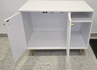 Mueble arenero blanco