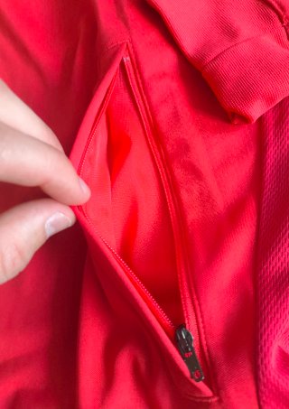 Chaqueta deportiva Nike roja Talla M