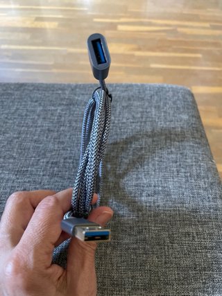 Cable alargador USB 3.0 JSAUX 2m trenzado