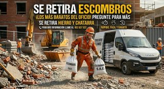 Retirada de escombros y más
