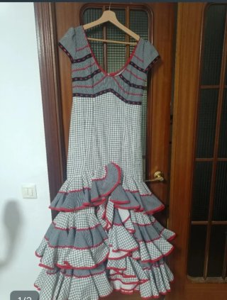 Traje de flamenca talla 46