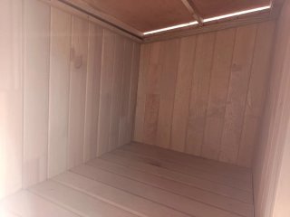 Casa para perros de madera