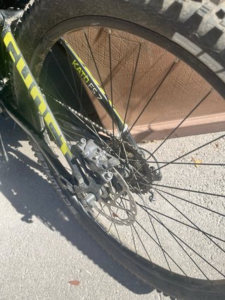 Bicicleta Ghost Kato Fs 7 Negra y Verde
