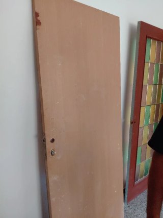 Puerta de entrada madera