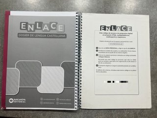 Enlace. Dosier de Lengua castellana. Bachillerato