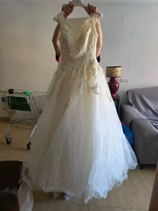 Vestido de Novia Rosa Clará Blanco