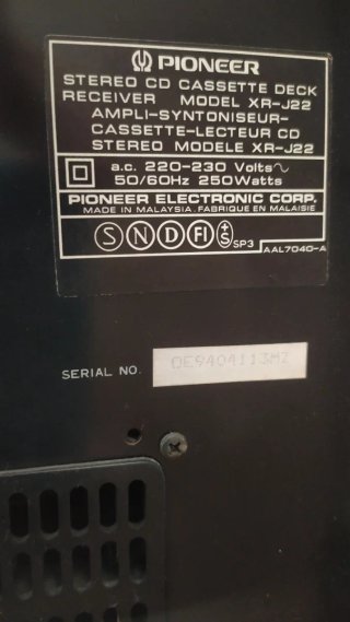Equipo modular de música Pioneer con tocadiscos