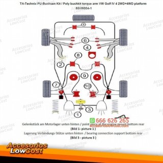 Cojinete de caja de cambios brazo de torsión TA T