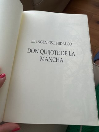 El Ingenioso hidalgo Don Quijote de la Mancha