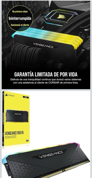 Corsair Vengeance RGB RS 64GB ddr4-3200 CL16 2x32