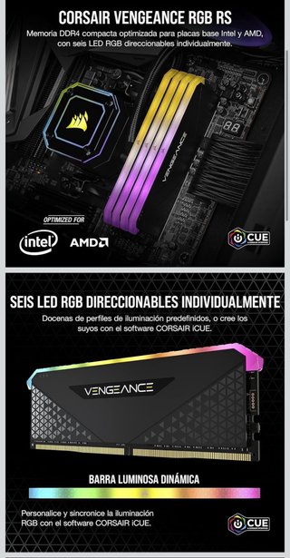 Corsair Vengeance RGB RS 64GB ddr4-3200 CL16 2x32