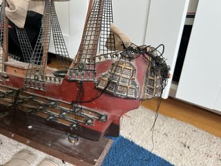Maqueta Barco Madera Antiguo