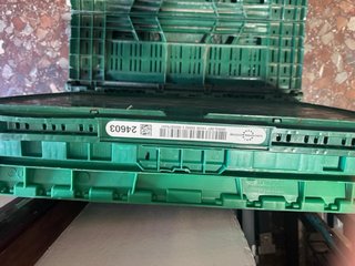 4 Cajas Plegables EUROPOOL SYSTEM Verdes