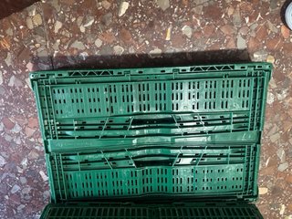 4 Cajas Plegables EUROPOOL SYSTEM Verdes